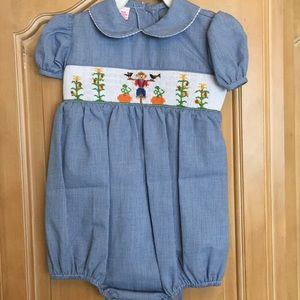 Cute fall baby smock outfit! 18month